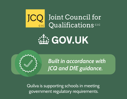 JCQ and Department for Education guidance logos